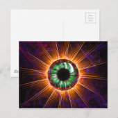 Tesla's andere Oogfractale kunst Briefkaart (Voorkant / Achterkant)
