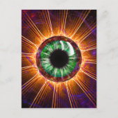 Tesla's andere Oogfractale kunst Briefkaart (Voorkant)