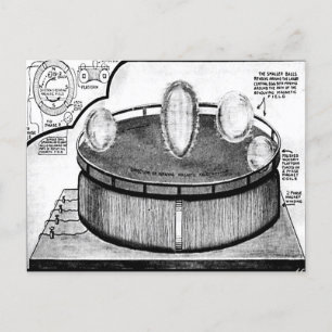 Tesla's eitje bij het Columbia Exposition Briefkaa Briefkaart