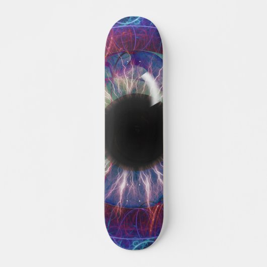 Tesla's Eye Skateboard Deck (Voorkant)