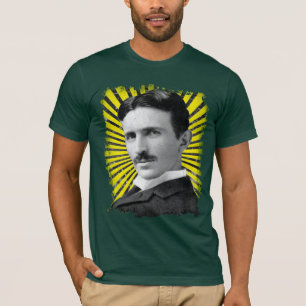 Tesla's licht t-shirt
