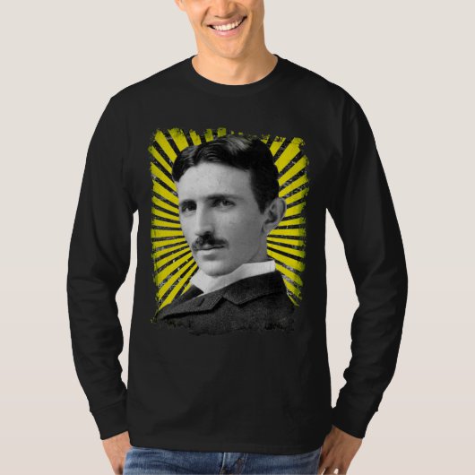 Tesla's licht t-shirt (Voorkant)