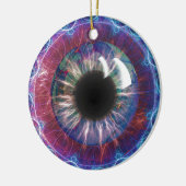 Tesla's Oogfractal Design Keramisch Ornament (Links)