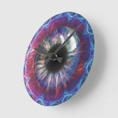 Tesla's Oogmuur Clocl Ronde Klok (Hoek)