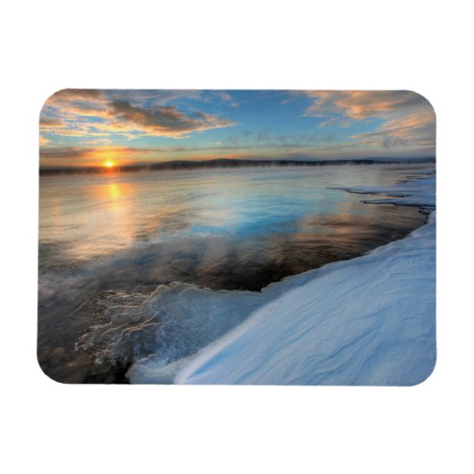 Teslin Lake After A Clearing Storm, Yukon Magneet (Horizontaal)