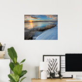 Teslin Lake After A Clearing Storm, Yukon Poster (Thuiskantoor)