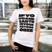 TeSober Stacked Statement T-shirt