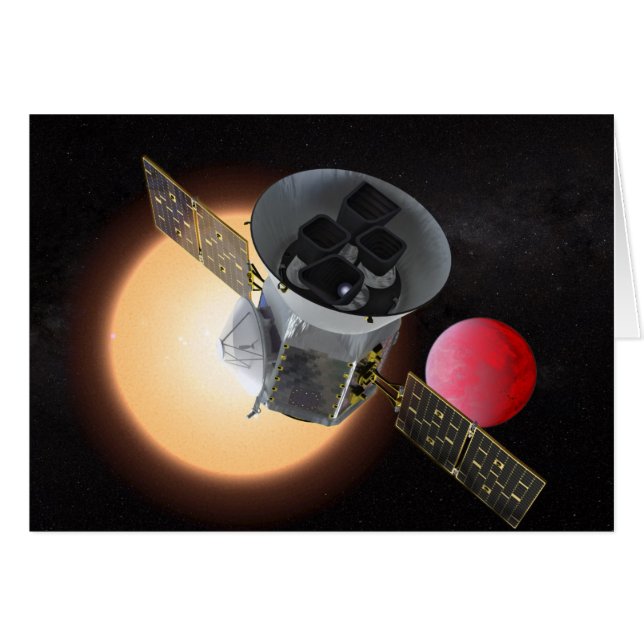 TESS Planet Hunter Spacecraft (Voorkant Horizontaal)