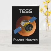 TESS Planet Hunter Spacecraft Kaart (Gele Bloem)