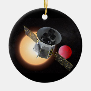 TESS Planet Hunter Spacecraft Keramisch Ornament