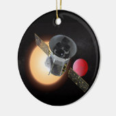 TESS Planet Hunter Spacecraft Keramisch Ornament (Links)