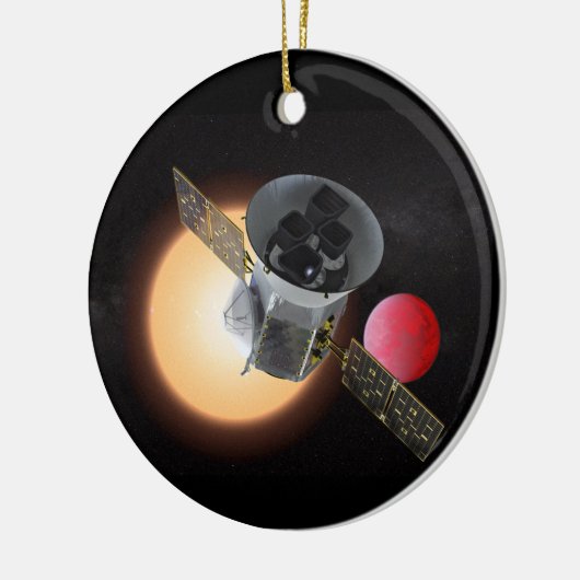 TESS Planet Hunter Spacecraft Keramisch Ornament (Links)