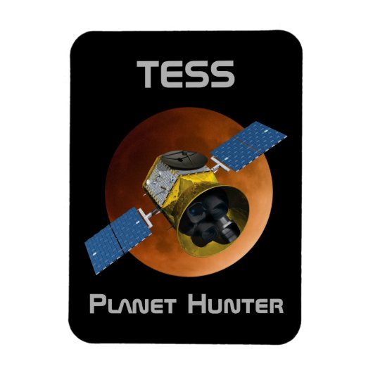 TESS Planet Hunter Spacecraft Magneet (Verticaal)