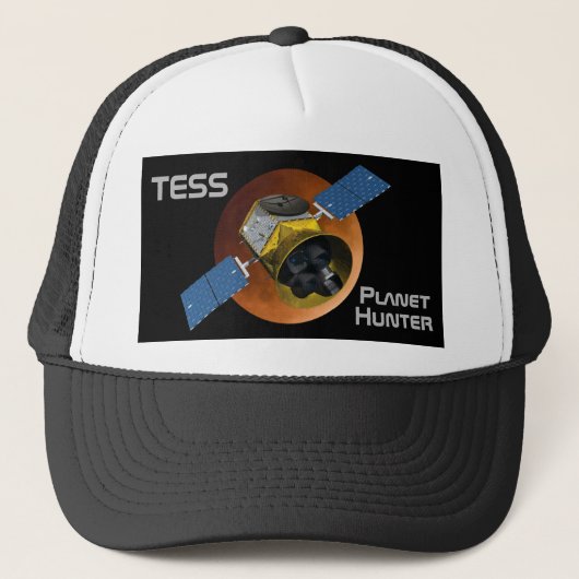 TESS Planet Hunter Spacecraft Trucker Pet (Voorkant)