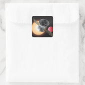 TESS Planet Hunter Spacecraft Vierkante Sticker (Tas)