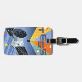 Tess Space Telescope Poster. Bagagelabel (Voorkant horizontaal)