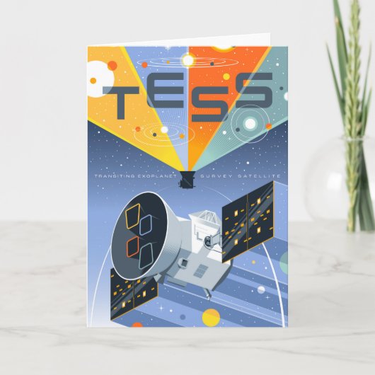 Tess Space Telescope Poster. Kaart (Voorkant)