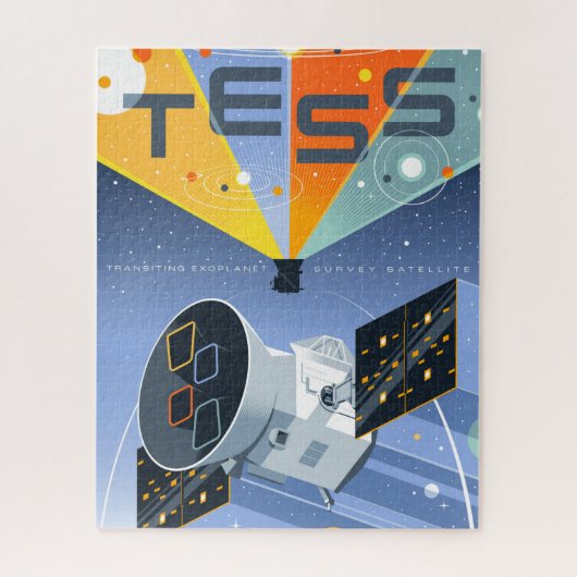 Tess Space Telescope Poster. Legpuzzel (Verticaal)