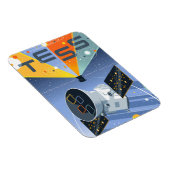 Tess Space Telescope Poster. Magneet (Rechterzijde)