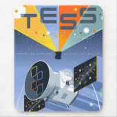 Tess Space Telescope Poster. Muismat (Voorkant)