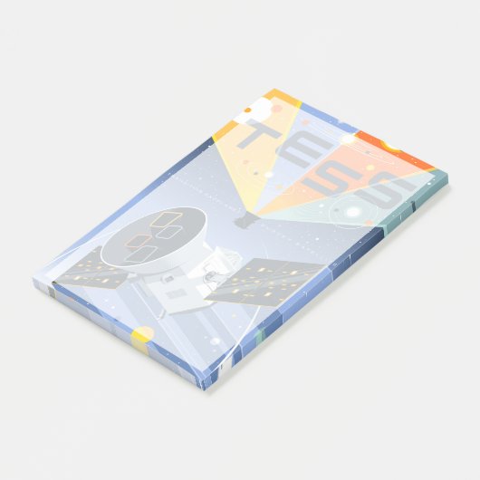 Tess Space Telescope Poster. Post-it® Notes (Schuin)