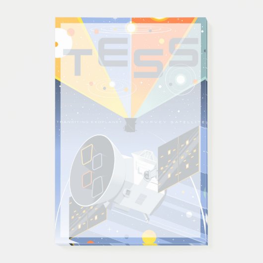 Tess Space Telescope Poster. Post-it® Notes (Voorkant)