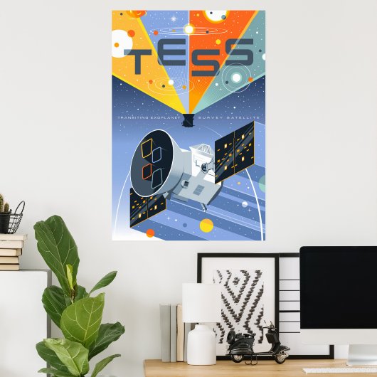 Tess Space Telescope Poster. Poster (Thuiskantoor)