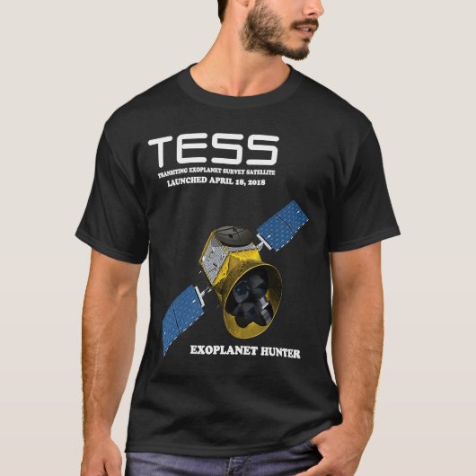 TESS Transitorsatelliet Exoplanet Survey T-shirt (Voorkant)