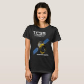 TESS Transitorsatelliet Exoplanet Survey T-shirt (Voorkant volledig)