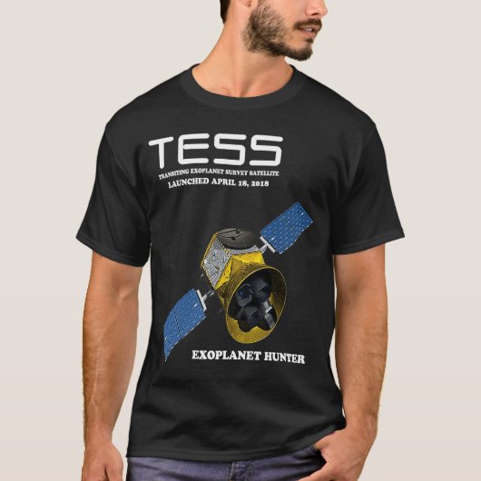 TESS Transitorsatelliet Exoplanet Survey T-shirt (Voorkant)