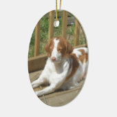 Tessa, mijn kleine puppy keramisch ornament (Links)