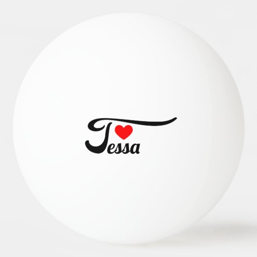 Tessa Pingpongbal (Voorkant)