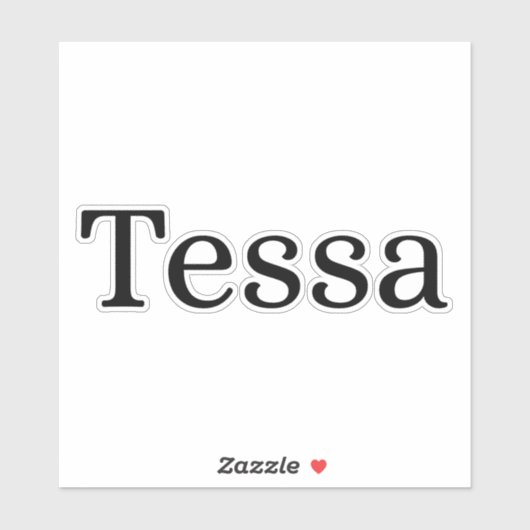 Tessa Sticker (Vel)