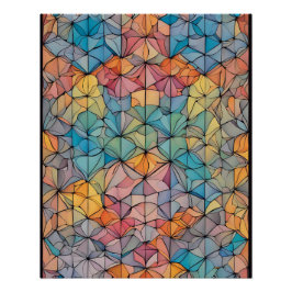 Tesselatie in neopreen Nexus Perfect Poster