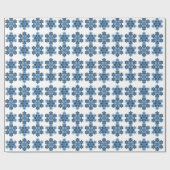 Tessellated Koch Snowflakes Cadeaupapier (Vlak)