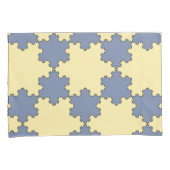 Tessellated Koch Snowflakes (Fractal Pattern) Kussensloop (Voorkant-Rechts)