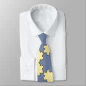 Tessellated Koch Snowflakes (Fractal Pattern) Stropdas (Gebonden)