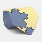 Tessellated Koch Snowflakes (Fractal Pattern) Stropdas (Opgerold)