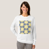 Tessellated Koch Snowflakes (Fractal Pattern) T-shirt (Voorkant volledig)