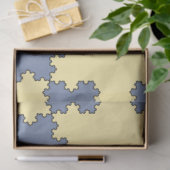 Tessellated Koch Snowflakes (Fractal Pattern) Tissuepapier (Geschenk)