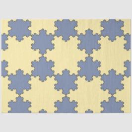 Tessellated Koch Snowflakes (Fractal Pattern) Tissuepapier