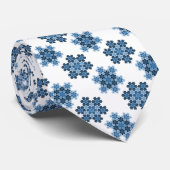 Tessellated Koch Snowflakes Stropdas (Opgerold)