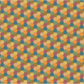 Tessellated Multi-Color Flower Wheel Pattern Sticker (Voorkant)