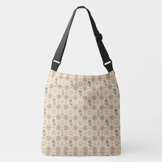 Tessellation Ornamental Seamless Bag Crossbody Tas (Voorkant)