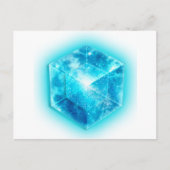 Tesseract, 4D Hypercube, Hyperwürfel Briefkaart (Voorkant)