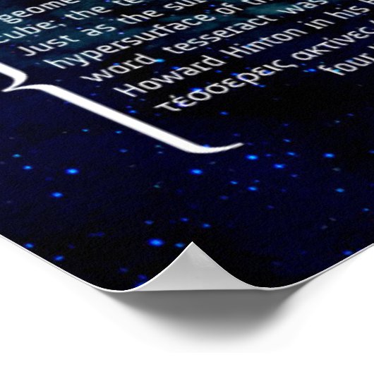 Tesseract Poster (Hoek)