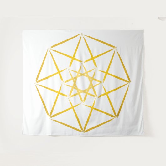 Tesseract Series V4 (Gold) Wandkleed (Voorkant (horizontaal))