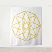 Tesseract Series V4 (Gold) Wandkleed (Voorkant)