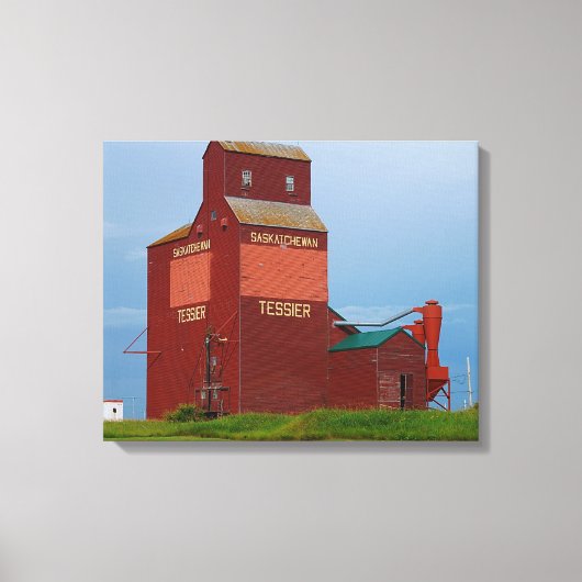 Tessier Grain Elevator Canvas Afdruk (Voorkant)