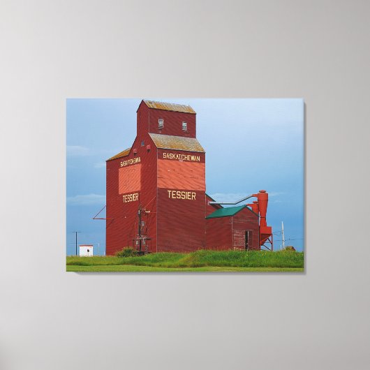 Tessier Grain Elevator Canvas Afdruk (Voorkant)